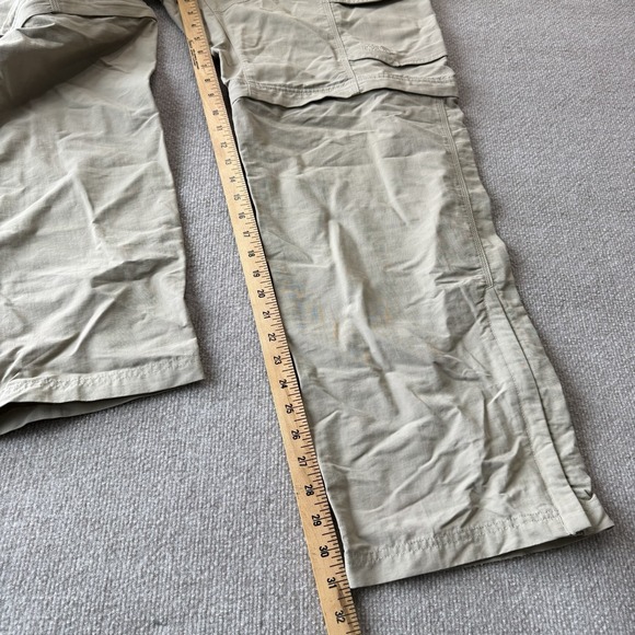 Vtg The North Face Mens Large Spell Out Belted Convertible Cargo Pants Shorts - Picture 2 of 11